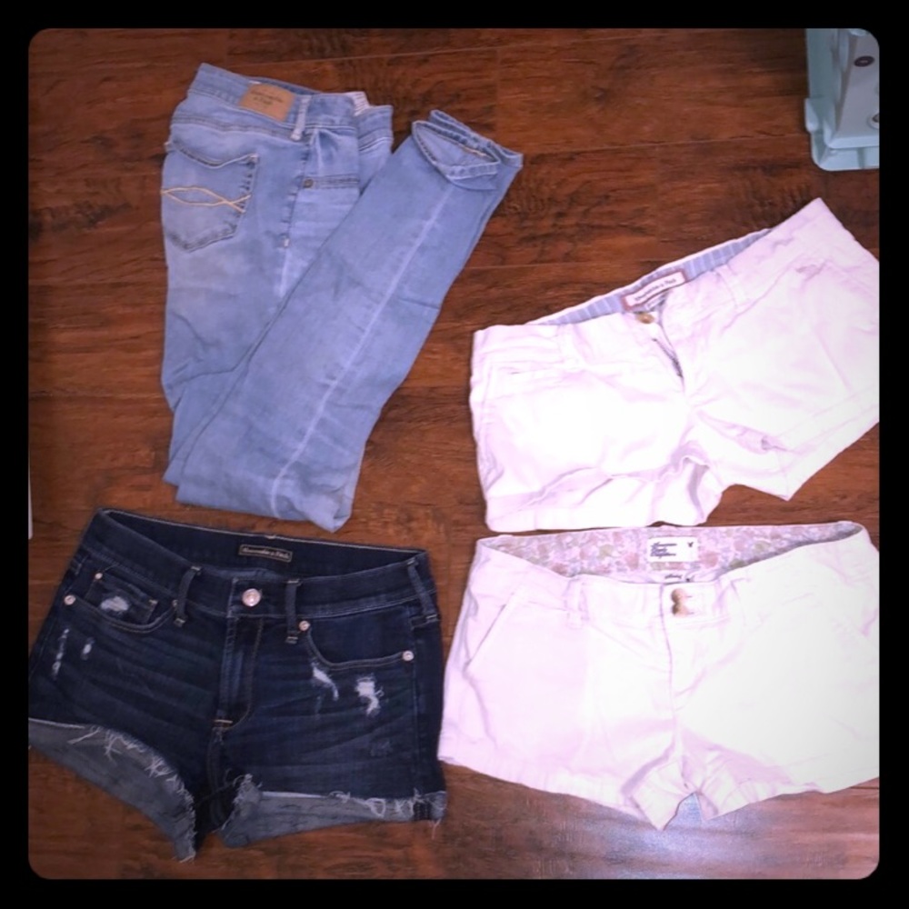 A&F Size 2 Bundle Three Short One Jean - image 1